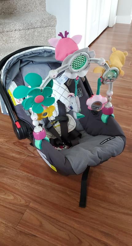 Sunny Stroll Tiny Princess Tales Play Arch - Stroller Toy With Mirror, Rattle & Teethers For Babies 0m+