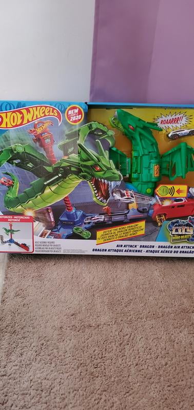 NEW Hot Wheels City vs Robo Beast Air Attack Dragon Play Set 887961813418