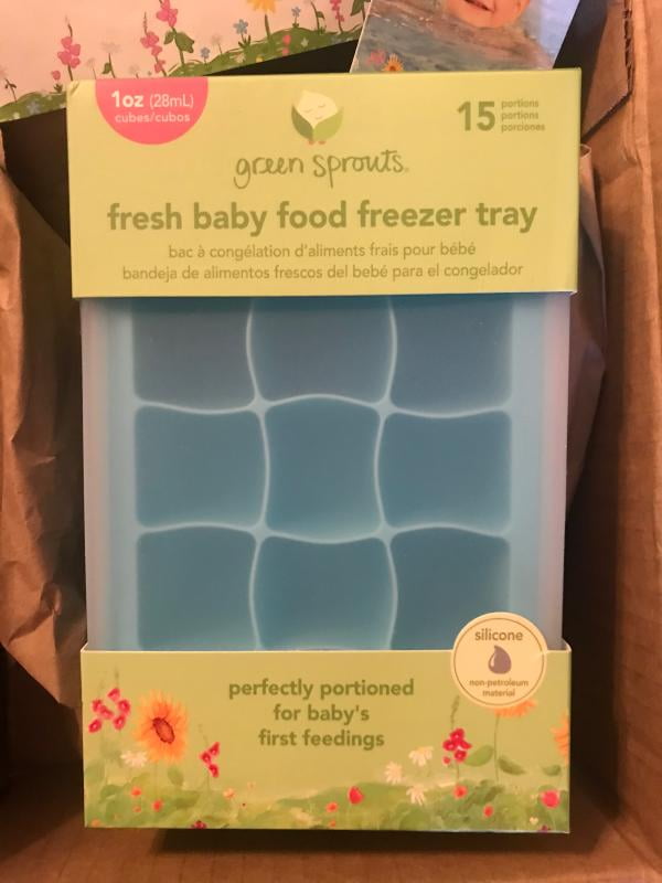 Green Sprouts Baby Food Freezer Tray Yellow Walmart Com Walmart Com