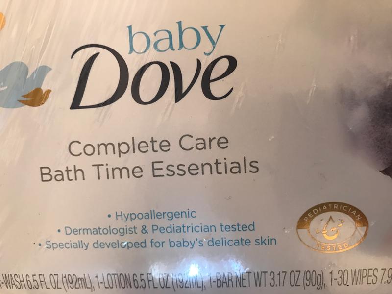 Baby Dove Complete Care Bath Time Essentials Gift Set