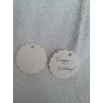 Avery Labels Name Hanging Paper, Printable Scallop Round Tags, 2.5 ...