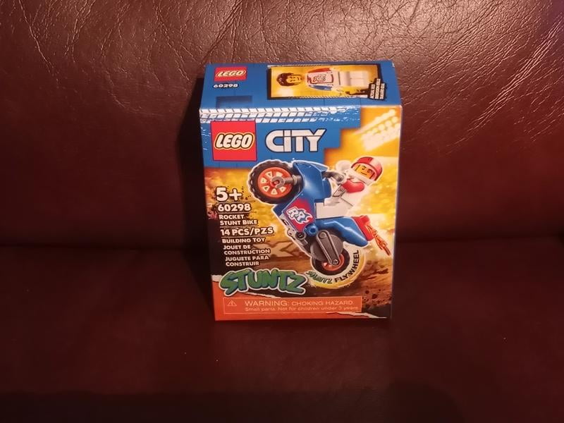 LEGO City Stuntz Rocket Stunt Bike 60298 Building Set (14 Pieces