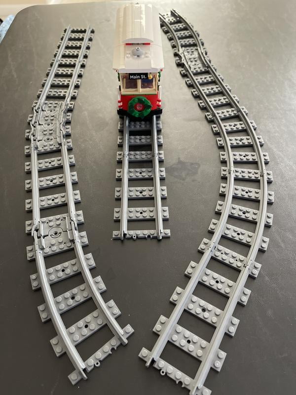 LEGO City 60205 20 Piece Passenger Train Tracks Expansion Set Compatible with LEGO City Sets Walmart