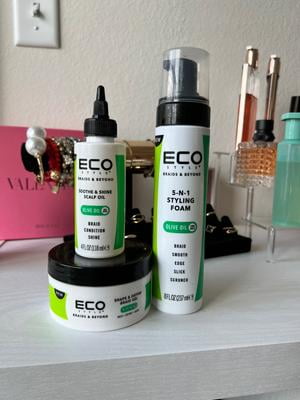 ECO STYLE, Hair Styling Foam, 8 oz, All Hair Types Unisex