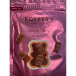Kopper's Chocolate Milk Chocolate Covered Gummy Bears - No Artificial Colors or Flavors - 4 Oz Pouch