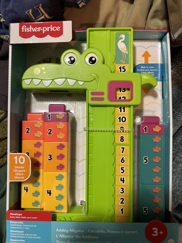 Preschool Counting Toy Fisher-Price Adding Alligator Preschool Learning ...