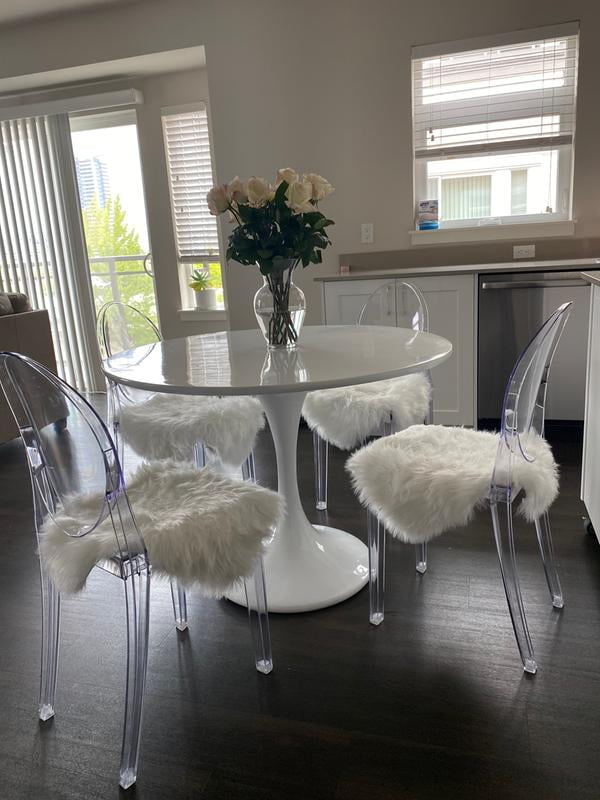 ghost tables and chairs