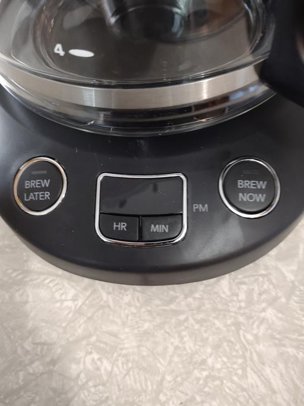 Mr. Coffee Programmable Black 12-Cup Drip Coffee Maker - Walmart.com