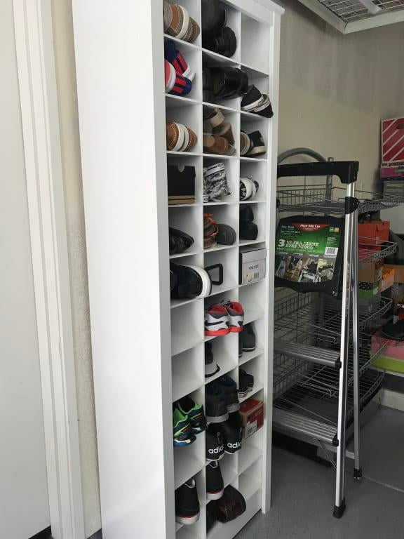 36 pair shoe cabinet