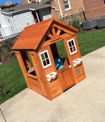 timberlake cedar wooden playhouse