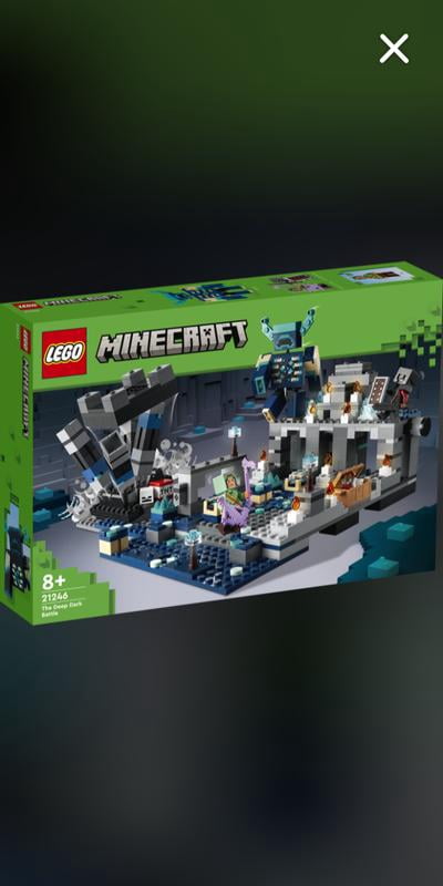 LEGO, Minecraft The Deep Dark Battle, 21246, 584 Pieces - Walmart.com