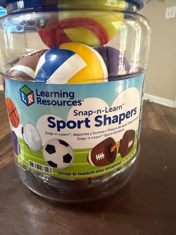 Learning Resources 知育教材 5点セット Learning Resources Snap-n-Learn Sports Shapers - Shape Toys For