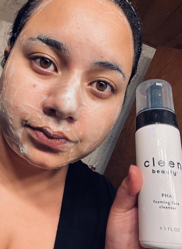 cleen beauty Gentle PHA Foaming Cleanser, Clarifying & Nourishing