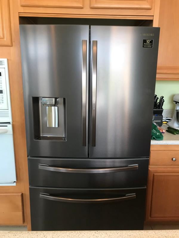 Samsung Rf28r7351sr 27 8 Cu Ft Stainless 4 Door French Door Refrigerator Walmart Com