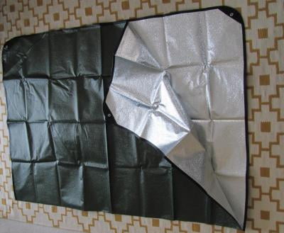 Hooded All Weather Blanket Blue by Grabber