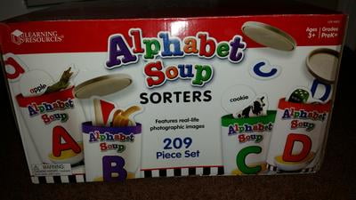 Learning Resources Alphabet Soup Sorters - Walmart.com