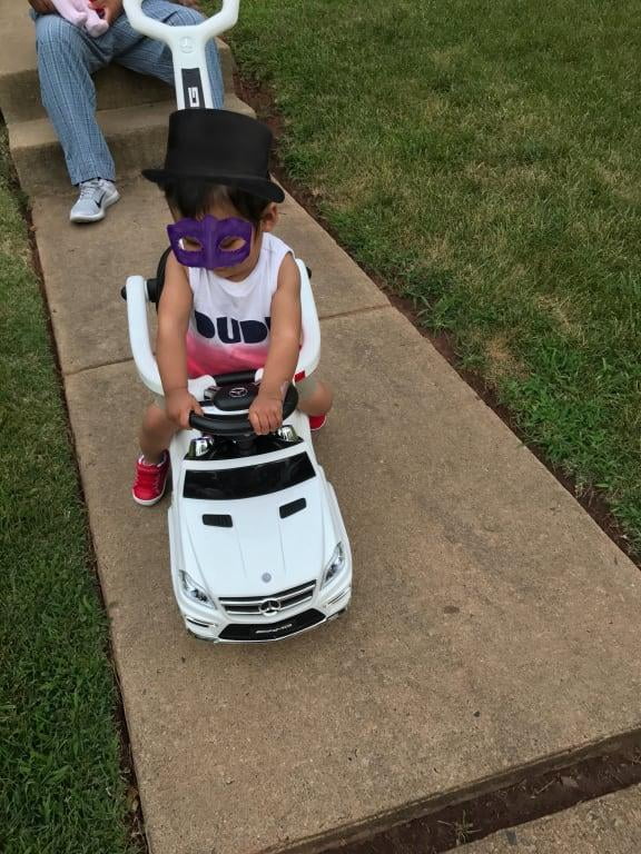 4 in 1 mercedes push car