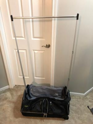 Ecogear 28 Wheeled Duffel With Garment, Suitcase With Garment Rack