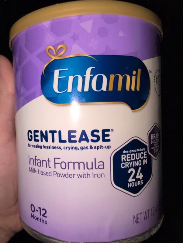 ラストセットEnfamil Gentlease 粉ミルク12.4 oz 7缶 Enfamil Gentlease Powder Baby Formula with Iron, 12.4 oz