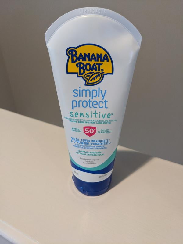 banana boat sensitive face sunscreen