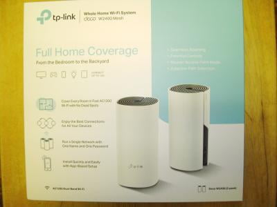 TP-Link Mesh WiFi Router System | Upgrade Home Coverage up to 3,000 sq. ft.  |Two - Mesh Routers| (Deco W2400)