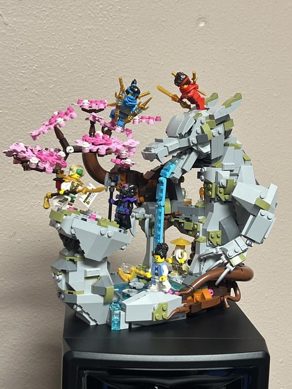 LEGO NINJAGO Dragon Stone Shrine, Build and Display Ninja Toy with