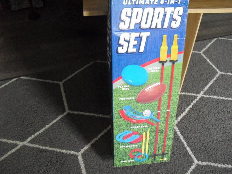 Ultimate 6-in-1 Sports Set, Multi-Game Pack, Outdoor Play