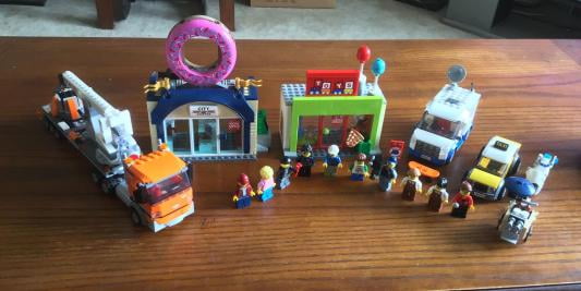 donut shop lego set
