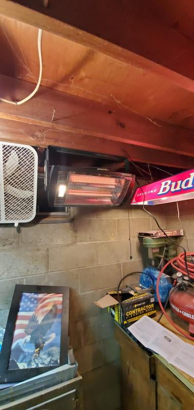 326211 1 500 Watt Ceiling Mount Quartz Heater Walmart Com