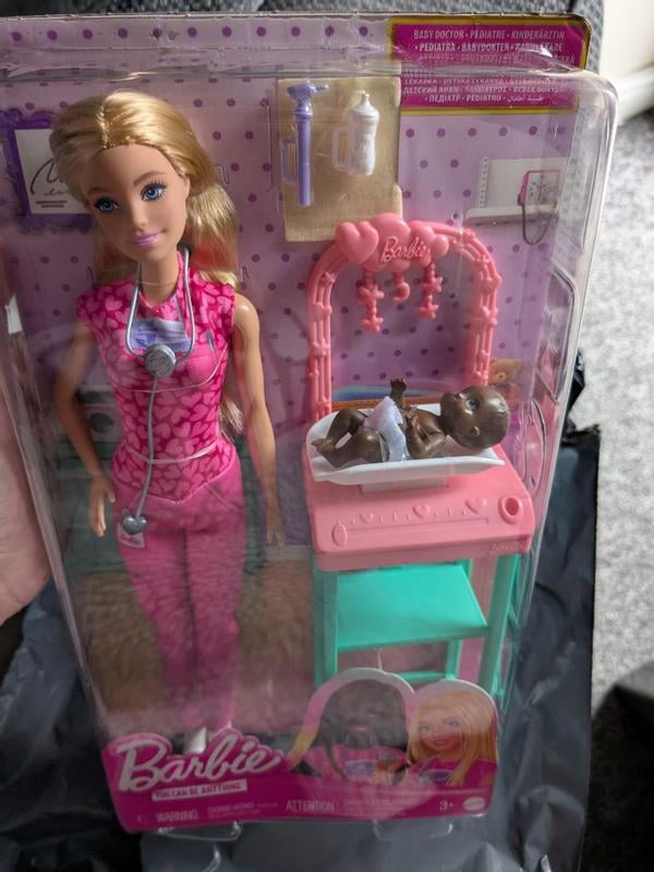 Barbie Baby Doctor Doll with Blonde Fashion Doll, Baby Doll