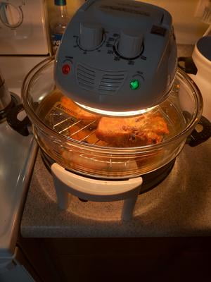 NutriChef PKAIRFR48.5 Kitchen Countertop Air Fryer Oven Cooker w