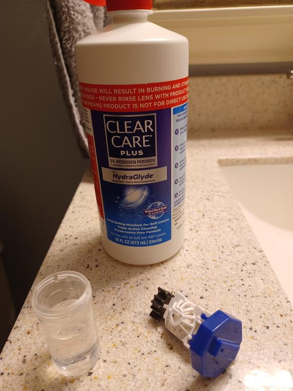 Clear Care Plus Cleaning & Disinfecting Solution, 16 fl. oz., 2 pk