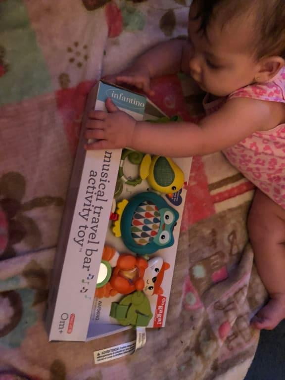 infantino gaga musical travel bar activity toy