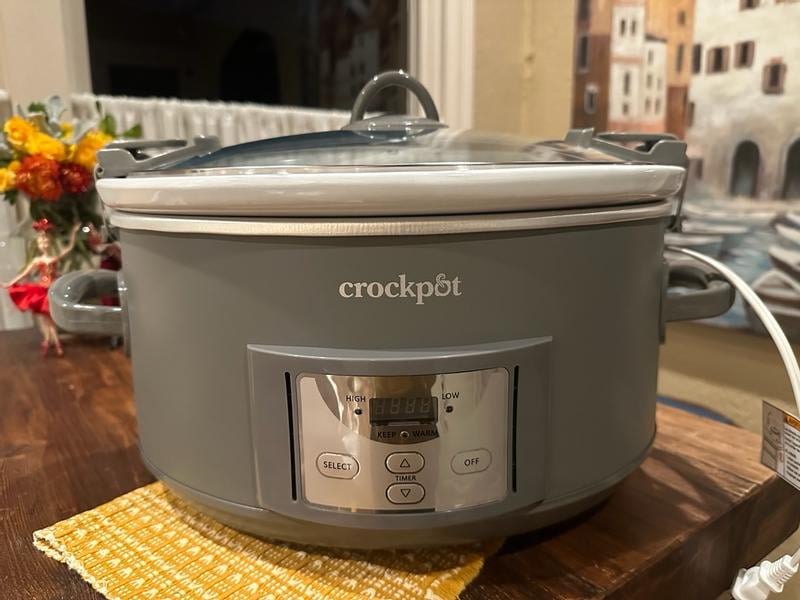 Crock-Pot 4.5-Quart Manual Slow Cooker, High/Low Settings
