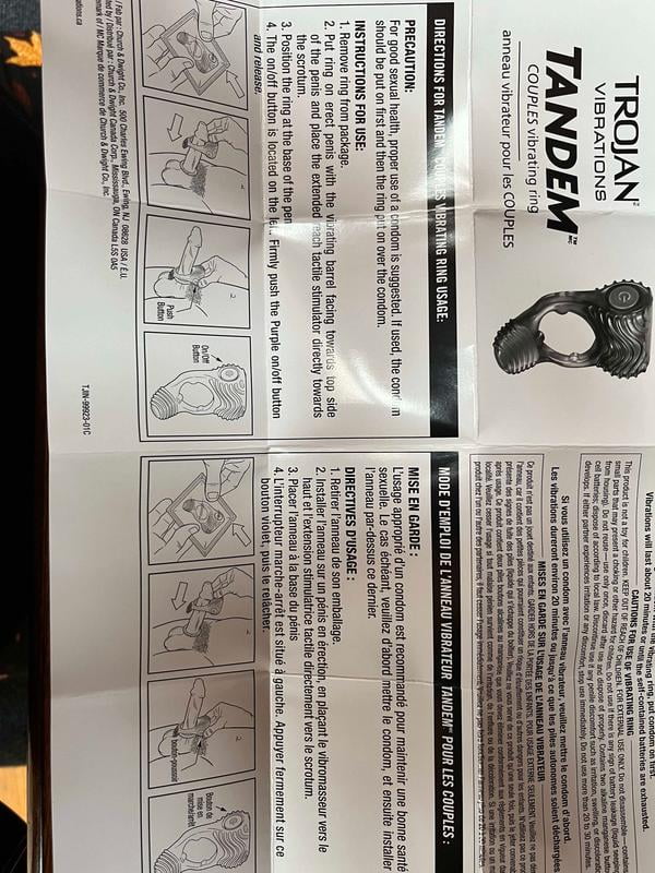 trojan vibrations tandem couples vibrating ring instructions Trojan Vibrations 2-in-1 Vibrating Ring Plus Finger Massager – ShopCGX