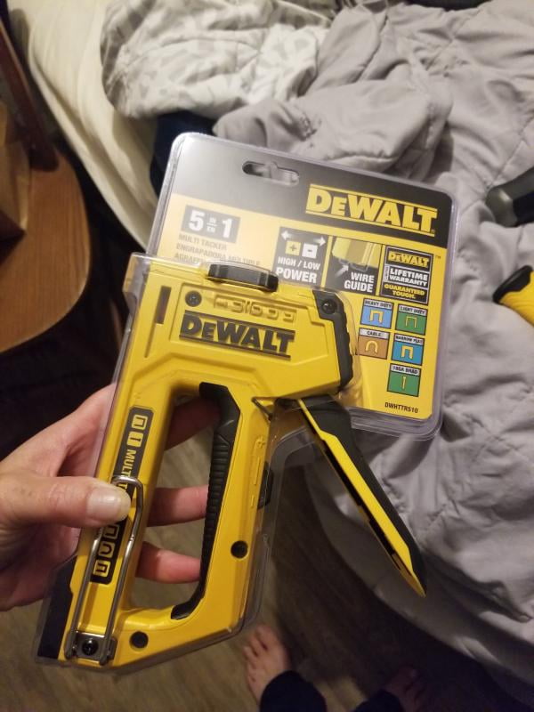 DEWALT 5 in 1 Multi Tacker Brad Nailer Walmart