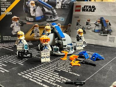 LEGO, Star Wars 332nd Ahsoka‚Äôs Clone Trooper Battle Pack 75359