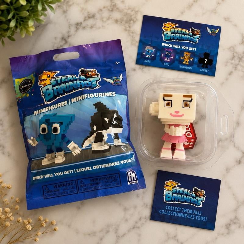 Steal A Brainrot Blind Bag Minifigures Series 1 Includes DLC Codes