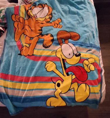 Lot De 6 Tampons Encreurs Garfield Avec Une Grosse Boule à Neige Bully - Figurines D'occasion