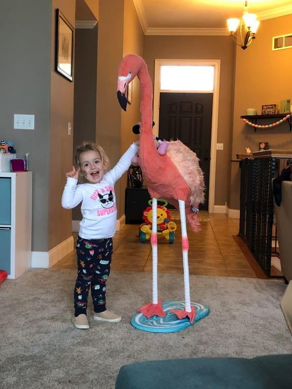 giant flamingo plush walmart