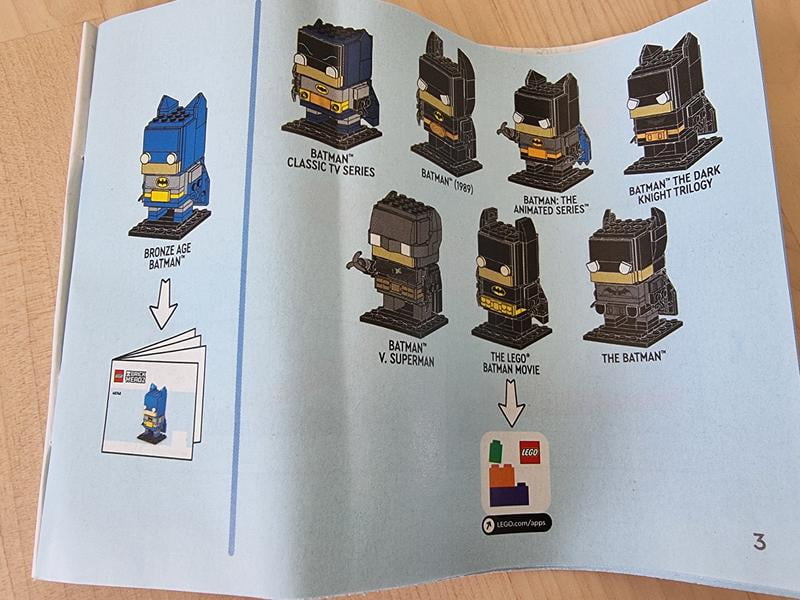 LEGO BrickHeadz Batman 8in1 Set, 40748, Build and Customize