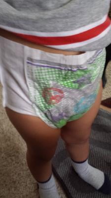 diaper under pants