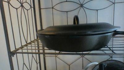 Lodge Cast Iron 6.5 Cover, L3SC3, Lid with underside Self-Basting