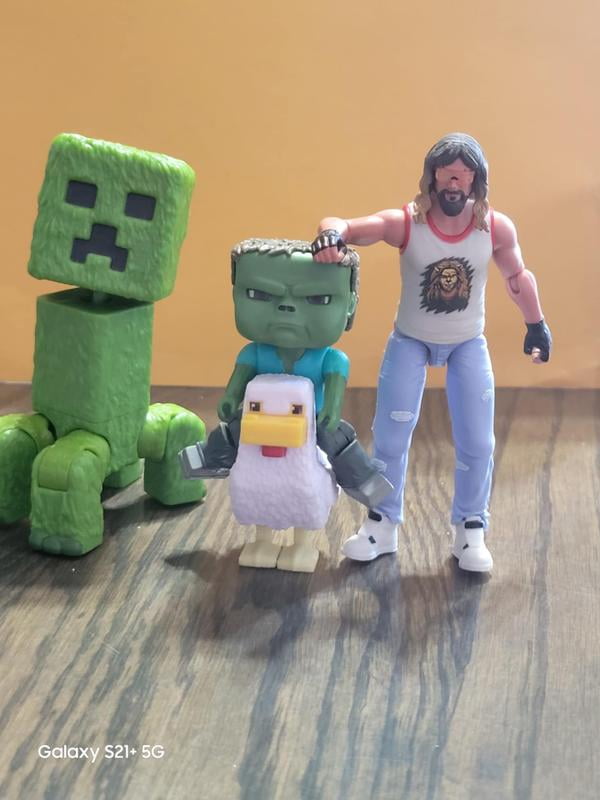 Minecraft Woodland Mansion 4-Pack – Creeper, Garrett, Zombie