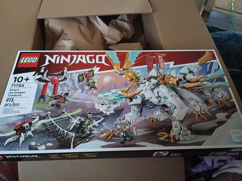 LEGO NINJAGO Zane's Ice Dragon Creature 71786 Buildable Ninja Toy