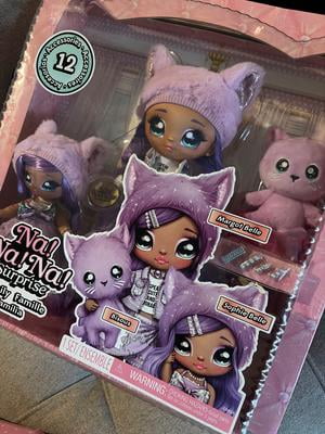 Na! Na! Na! Surprise Lavender Kitty Doll Playset, 3 Pieces