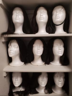 Shany Styrofoam Model Mannequin Heads Jumbo Pack 12 Pcs Walmart Com Walmart Com