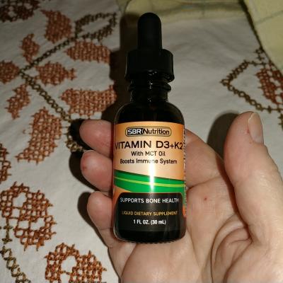 Max Absorption Vitamin D3 K2 Mk 7 Sublingual Liquid