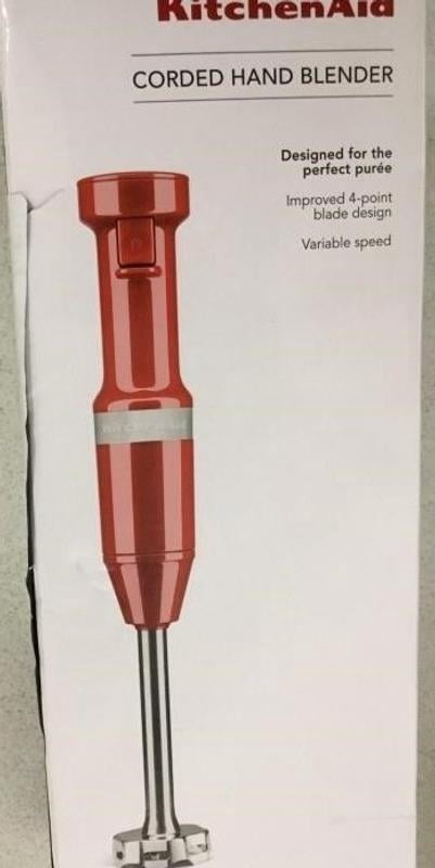KitchenAid Hand Blender with Variable Speed, Stick Mixer Blades