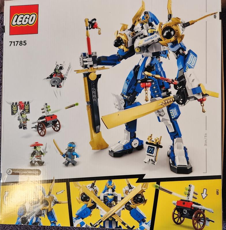 LEGO NINJAGO Jay’s Titan Mech 71785 Ninja Toy for 9 Year Olds, Buildable Action Figure with 5 NINJAGO Minifigures Including Jay and Nya LEGO NINJAGO Jay’s Titan Mech 71785 Ninja Toy for 9 Year Olds, Buildable Action Figure with 5 NINJAGO Minifigures Including Jay and Nya